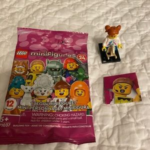 Lego girl riding pony minifigure